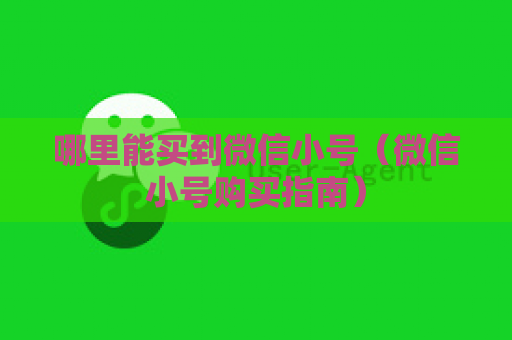 哪里能买到微信小号（微信小号购买指南）